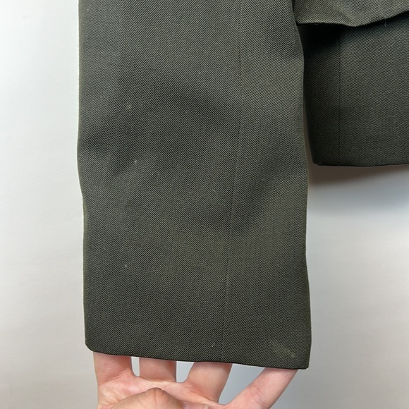 J.Crew Women's Grey 5 Buttons 100% Wool Blazer Size 8 - Picture 2 of 6